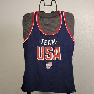 Fanatics Team USA Navy Women's Tank Top Size M